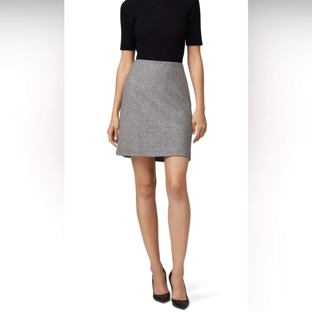 Theory pencil skirt, grey wool